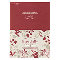 二つ折メッセージギフトカード-4/モダン