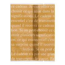 フレンチフロストクリアバッグ(こげ茶)-7［乾燥剤対応］