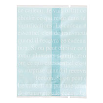 フレンチフロストクリアバッグ(ライトブルー)-7［乾燥剤対応］