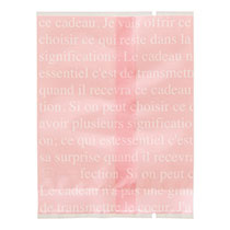 フレンチフロストクリアバッグ(ピンク)-7［乾燥剤対応］