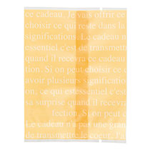 フレンチフロストクリアバッグ(イエロー)-7［乾燥剤対応］