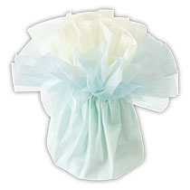 フロットンスタンディングブーケラッピングM-7／ライトブルー