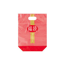 福袋市松柄ジップスタンドバッグ-S