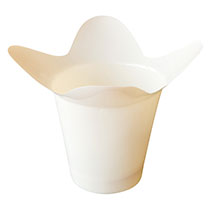 花型ポット/アイボリー-3