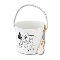 グラットンベアブリキバケツ-S