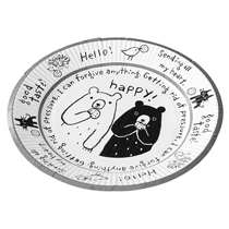 グラットンベアパーティーペーパープレート-1（紙皿）