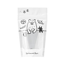 グラットンベアジップスタンドバッグ-4［乾燥剤対応］