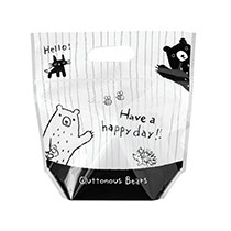 グラットンベアジップ付バッグ-SS