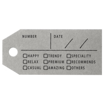 グレイッシュスタイルタグ-2/グレー