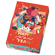 迎春ギフトボックス-M(W122×D183×H50): ギフト箱・紙トレー