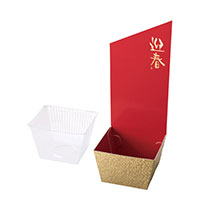 迎春ペーパートレイ-赤金/S