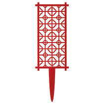 迎春アクリルピック-4／組子