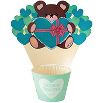 ハートフルベアアレンジカバーポット-2