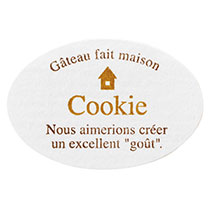 ハンドメイドケーキシール:クッキー