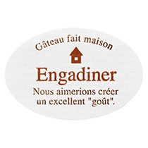 ハンドメイドケーキシール:エンガディーナ