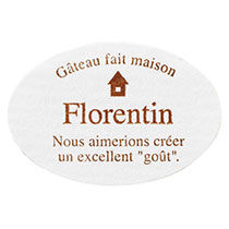 ハンドメイドケーキシール:フロランタン