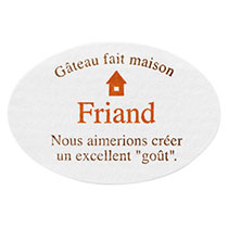 ハンドメイドケーキシール:フリアン