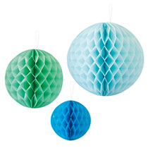 ハニカムボールアソート/ブルー-3