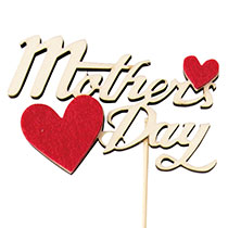 母の日フラワーピック-40/レーザーウッド