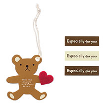 ハンドメイドミニタグ-ベア