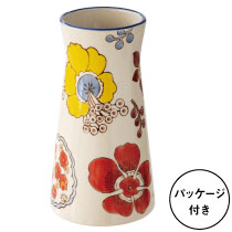 ハンドメイドプリントフラワーベース-10