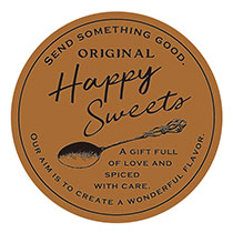 ハッピースイーツシール-5/ブラウン