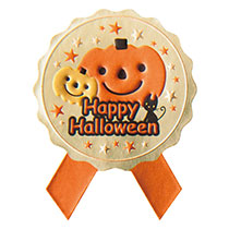 ハロウィンリボン型シール-13