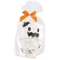 ハロウィンギフト台紙セット-1／おばけ