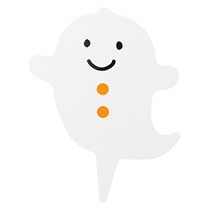 ハロウィンケーキピック/おばけ-2