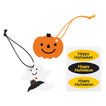 ハロウィンアソートミニタッグ(シール付)