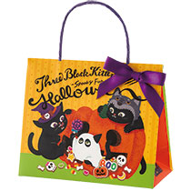 スプーキーファンハロウィンフラップペーパーバッグ-1