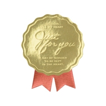 ジャストフォーユーリボン型シール-2