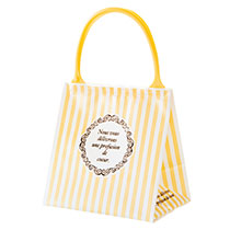 ジュエルストライプギフトバッグ(イエロー)-2