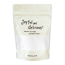 ジョイフルグリーンジップスタンドバッグ-3［乾燥剤対応］