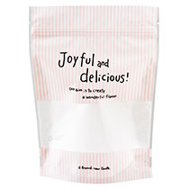 ジョイフルピンクジップスタンドバッグ/サイドシール-2［乾燥剤対応］