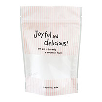 ジョイフルピンクジップスタンドバッグ/サイドシール-3［乾燥剤対応］