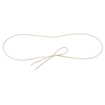 片リボンゴムタッグ-3/オフホワイト