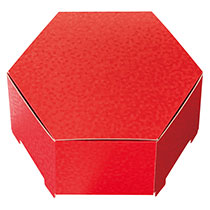 きらび六角BOX-M/レッド