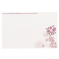 リトルフラワーカード(ワイン)-2