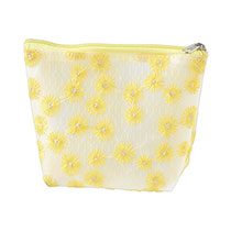 レースハンドメイドポーチ-SS／イエロー