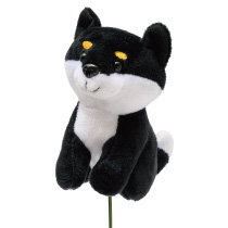 ラブリーマスコットフラワーピック-13/柴犬黒