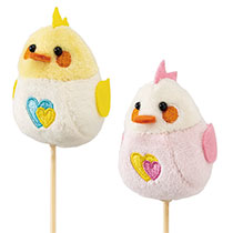 ラブリーマスコットフラワーピック-19／トリ