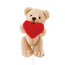 ラブリーマスコットフラワーピック-5/クマ