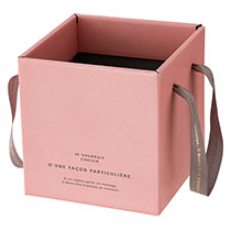 ルレーブリボンハンドルボックス-L［FSC認証］