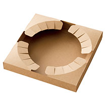 無地アジャストケーキトレイ-L［耐油耐水］