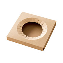 無地アジャストケーキトレイ-M［耐油耐水］