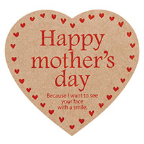 母の日シール-25:クラフト