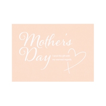 母の日メッセージカード-13/シルキーピンク