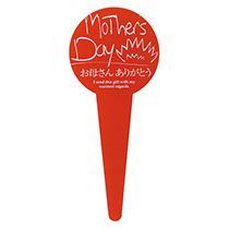 マザーズデイフラワーPPピック-1/レッド