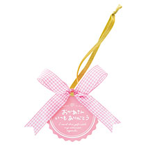 母の日ワンタッチゴムタッグ-2／ピンク